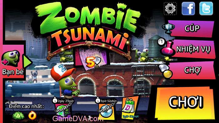 Zombie Tsunami mod cho android