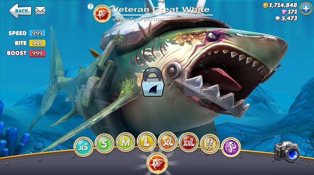 Hungry Shark World Mod APK 4.4.0 (Menu, Vô Hạn Coins)