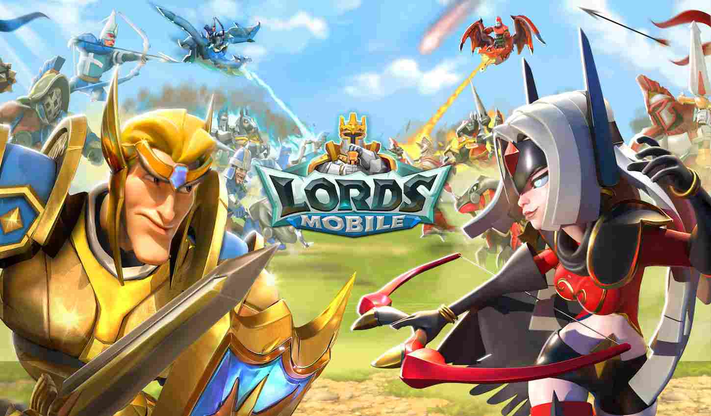 Lords Mobile Mod APK 2.58 (Tiền, Auto PVE, Mở Khóa VIP)