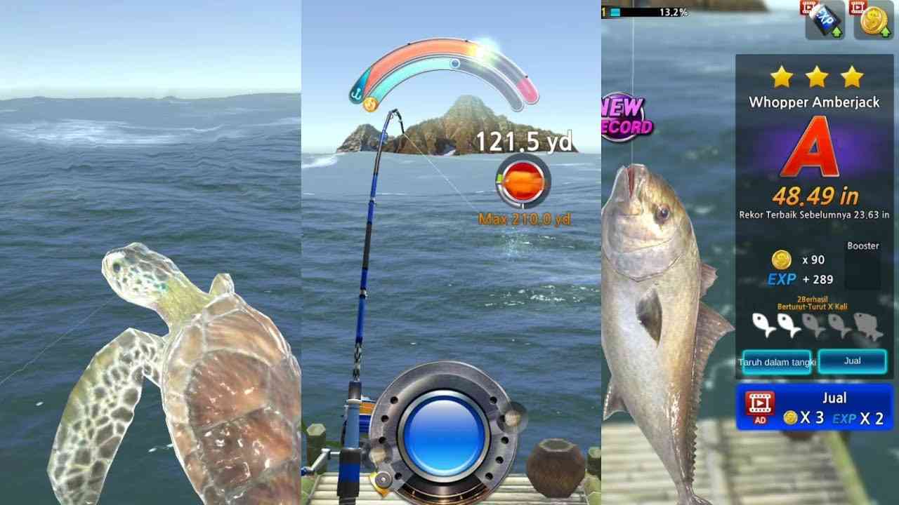 Monster Fishing 2021 mod apk