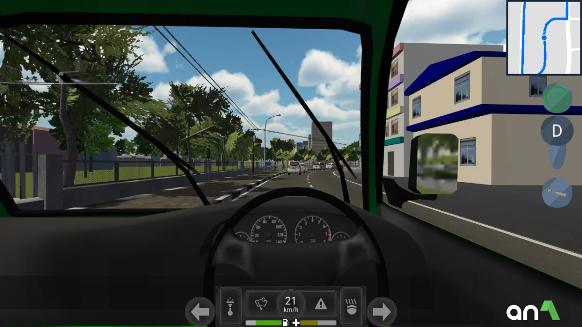 Angkot d Game Mod APK ảnh chơi game 2
