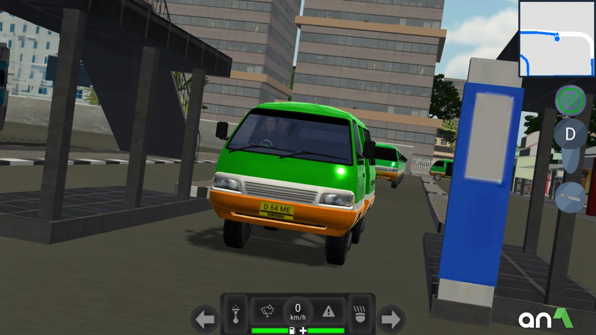 Angkot d Game Mod APK ảnh chơi game 3