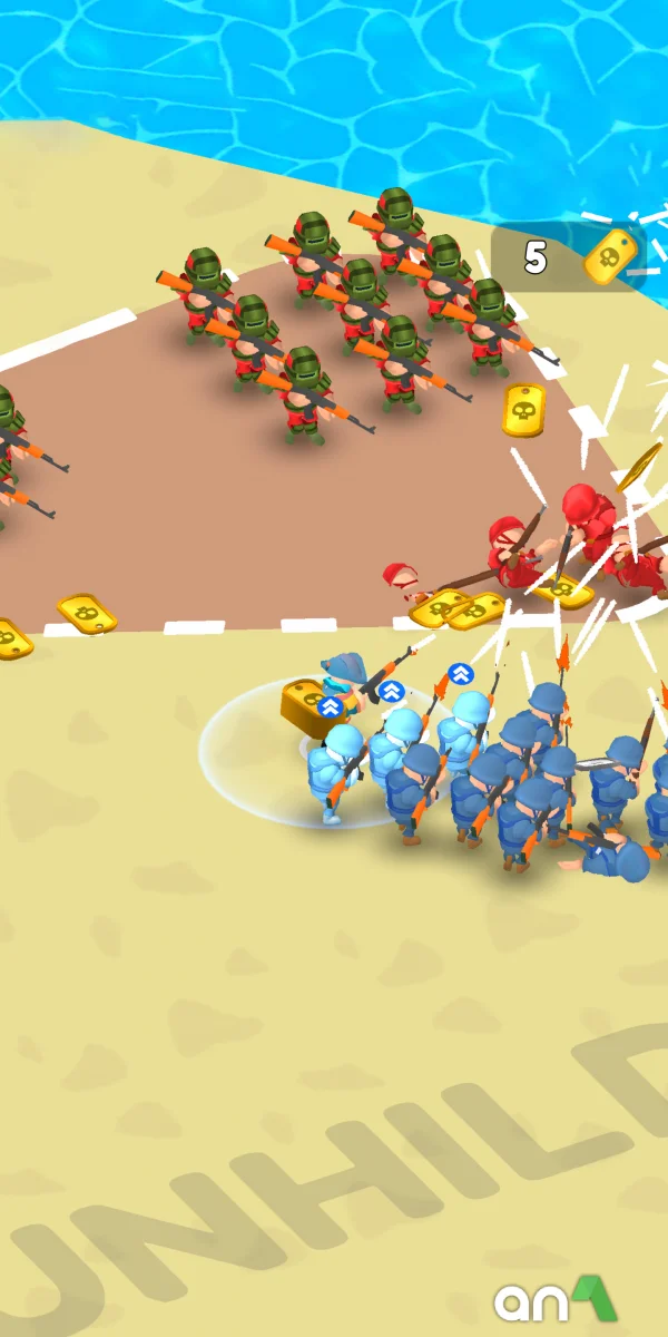 Army Commander Mod APK ảnh chơi game 5