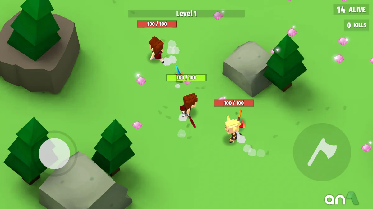 AXES.io Mod APK ảnh chơi game 2