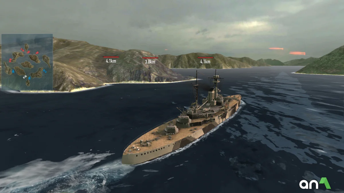 Battle of Warships Mod APK ảnh chơi game 1