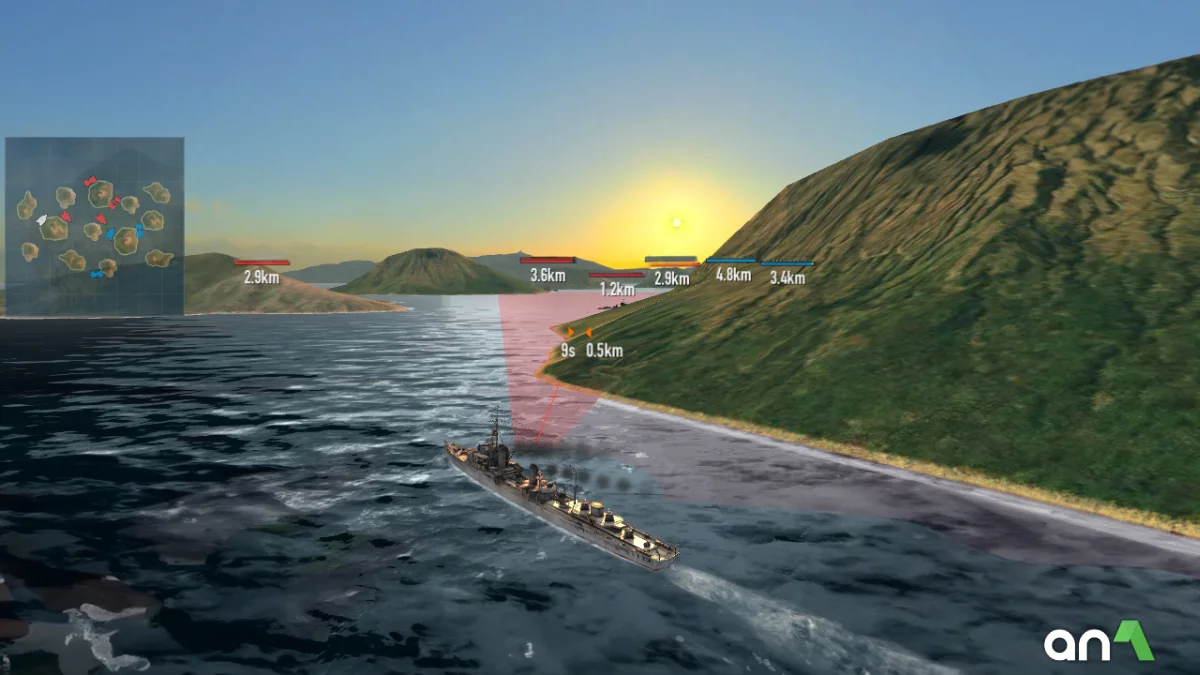Battle of Warships Mod APK ảnh chơi game 3