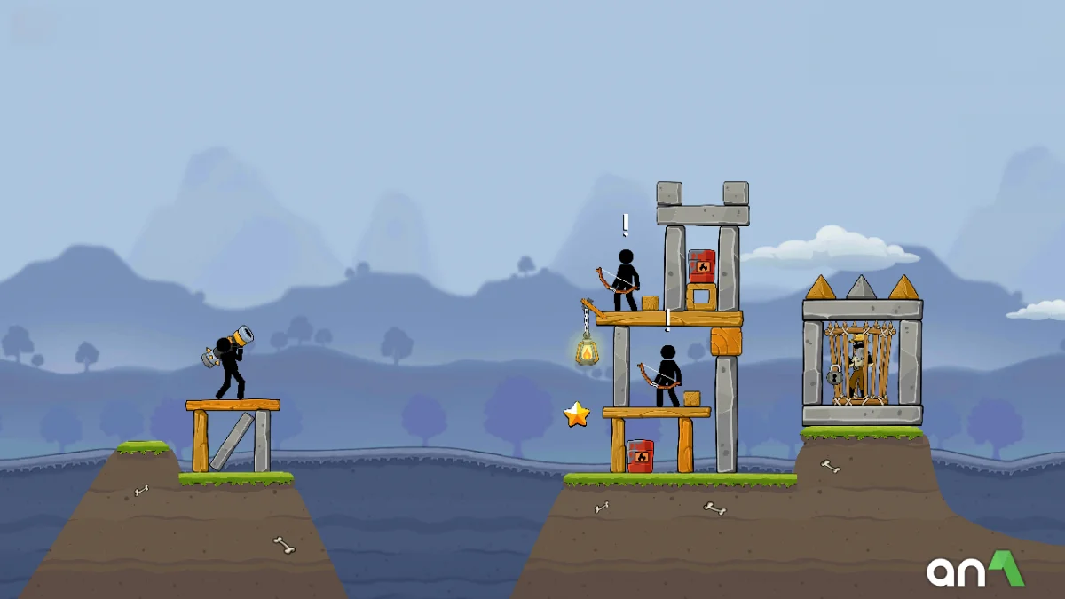Boom Stick Mod APK ảnh chơi game 1