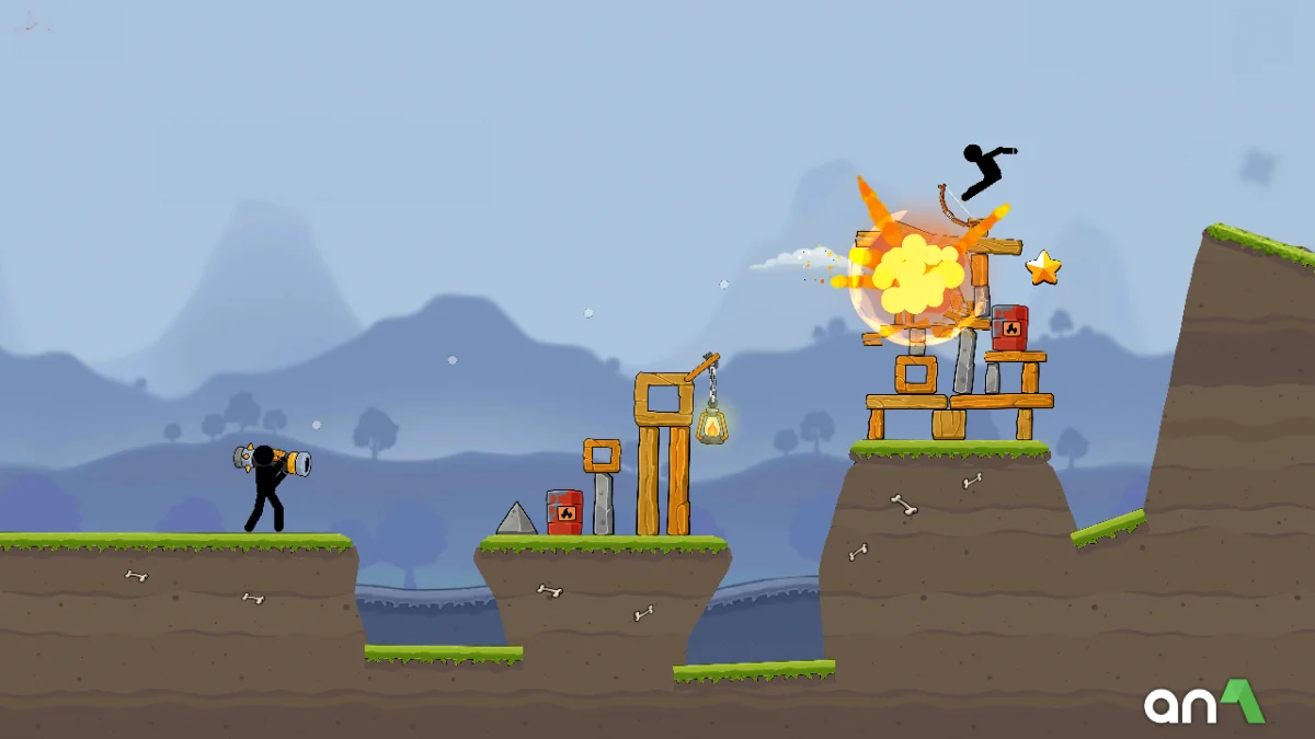 Boom Stick Mod APK ảnh chơi game 2