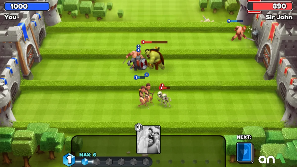 Castle Crush Mod APK ảnh chơi game 1