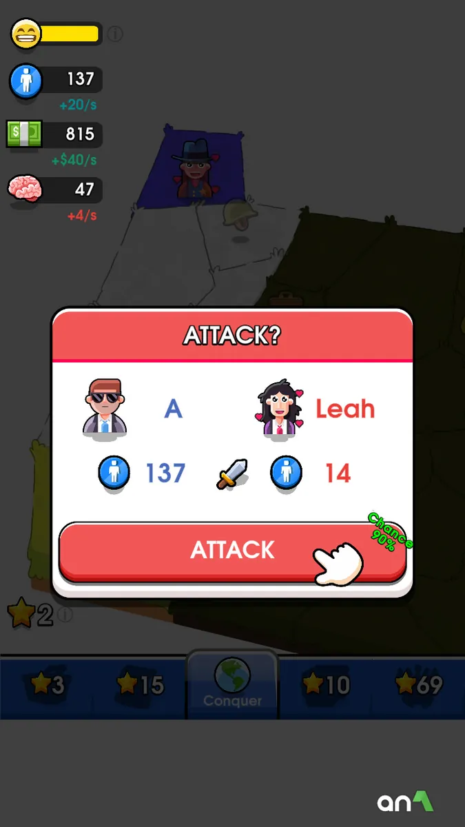 Conquer Countries Mod APK ảnh chơi game 4