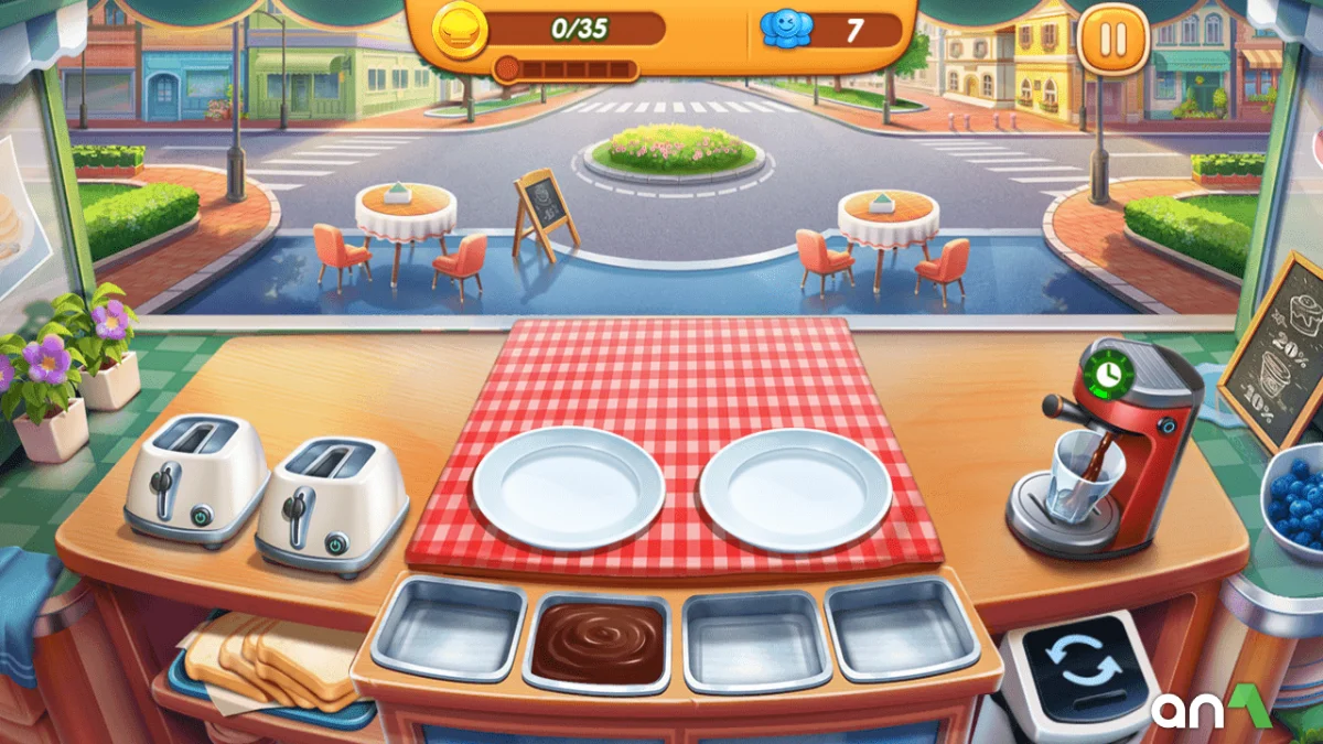 Cooking City Mod APK ảnh chơi game 1