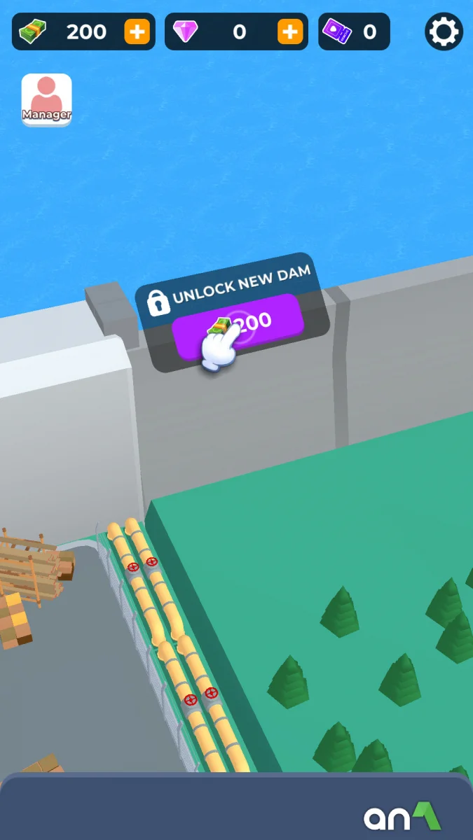 Dam Builder Mod APK ảnh chơi game 1