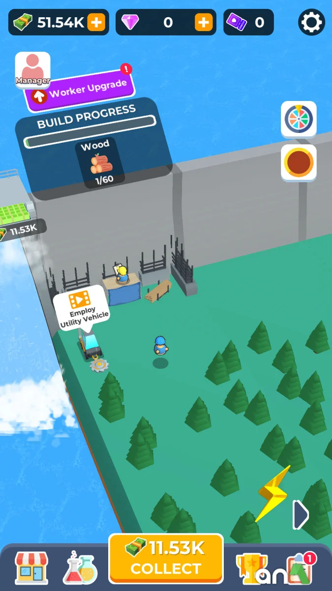 Dam Builder Mod APK ảnh chơi game 3