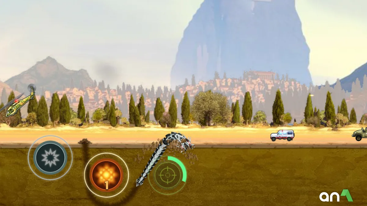 Death Worm Mod APK ảnh chơi game 3