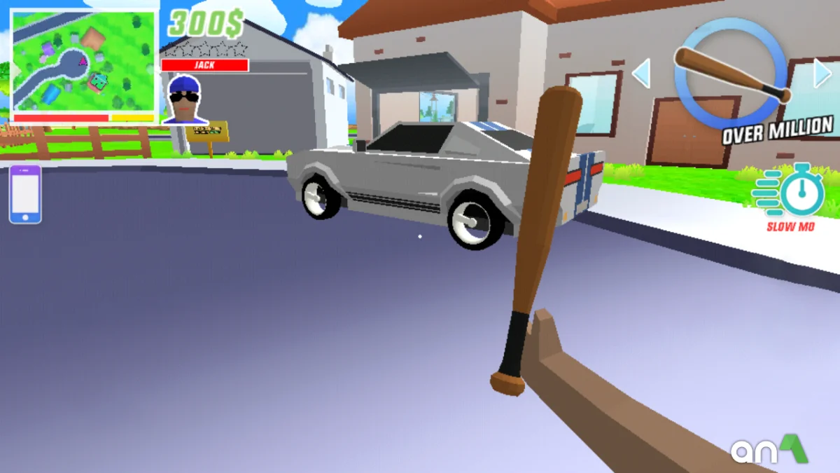 Dude Theft Wars Mod APK ảnh chơi game 2