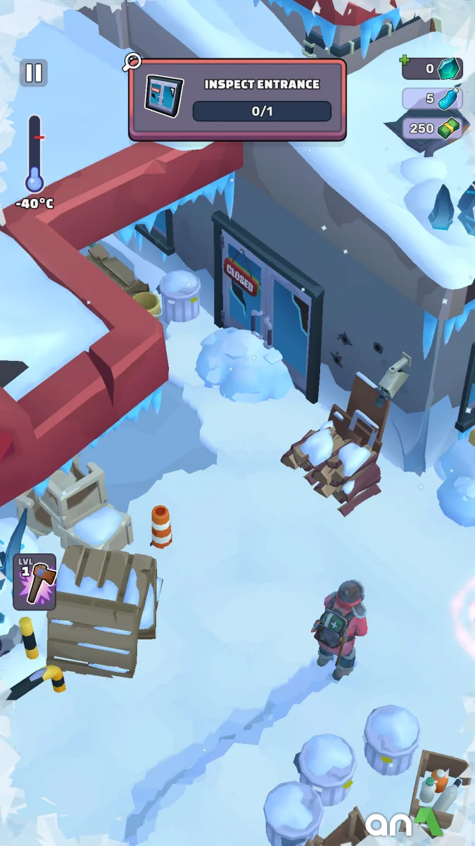 Frost World Mod APK ảnh chơi game 5