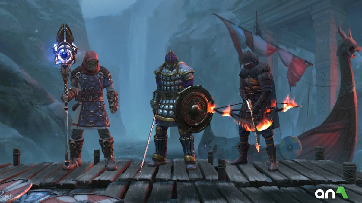 Frostborn Mod APK ảnh chơi game 1