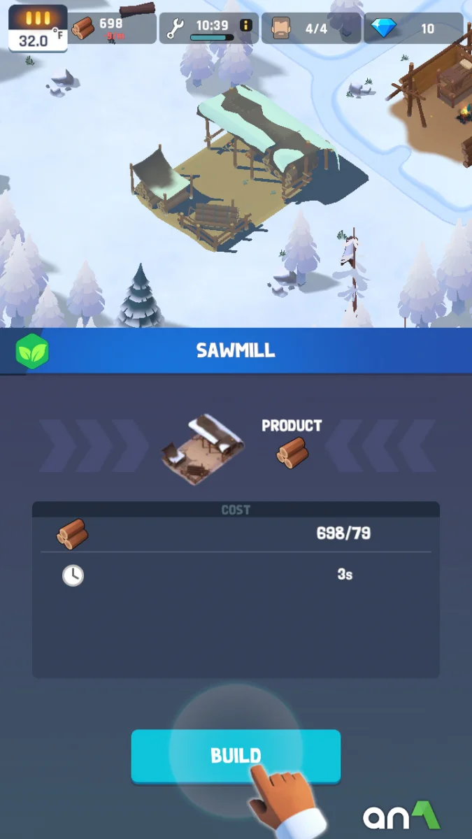 Frozen City Mod APK ảnh chơi game 2