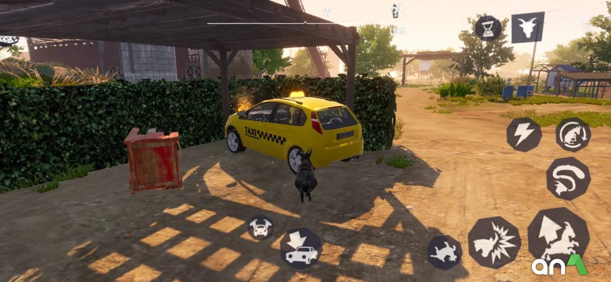 Goat Simulator 3 Mod APK ảnh chơi game 1
