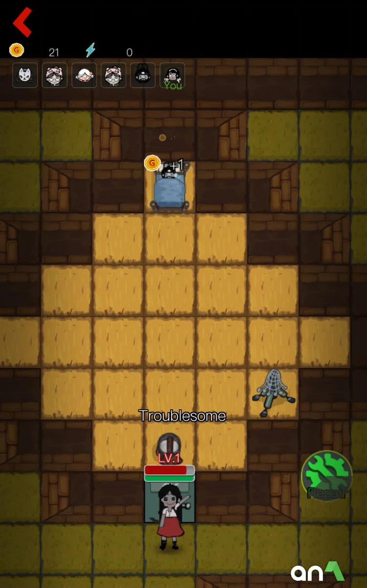 Haunted Dorm Mod APK ảnh chơi game 5
