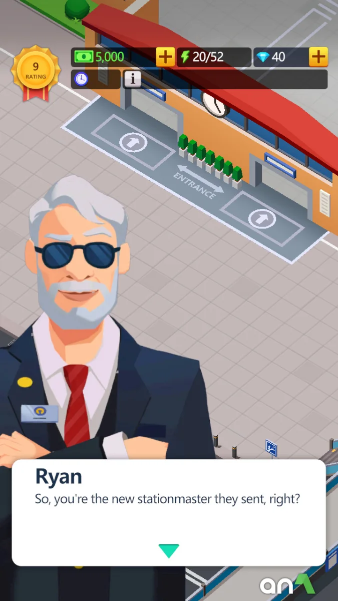 Idle Train Empire Mod APK ảnh chơi game 1