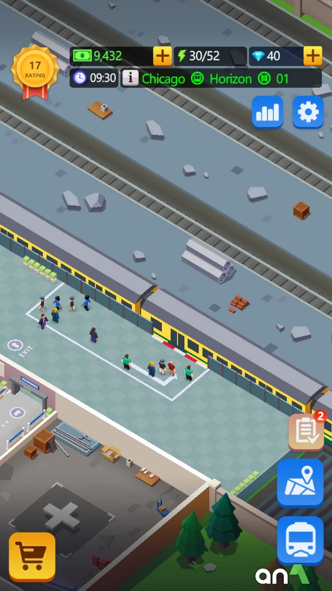 Idle Train Empire Mod APK ảnh chơi game 5
