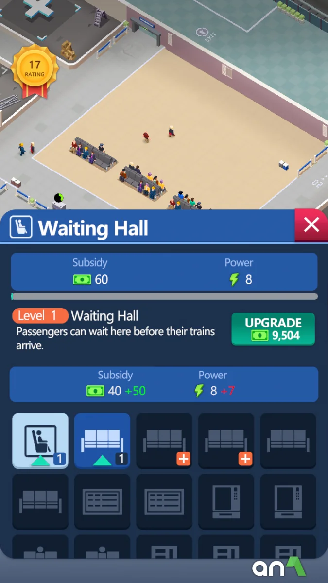 Idle Train Empire Mod APK ảnh chơi game 6