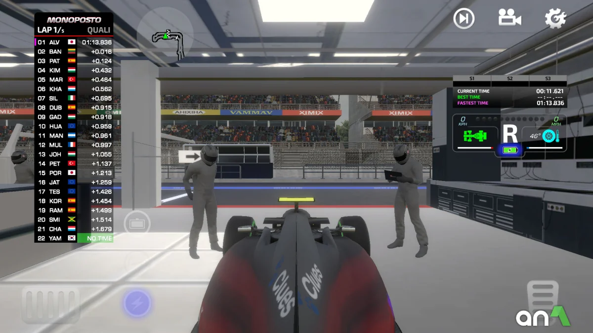 Monoposto Mod APK ảnh chơi game 1