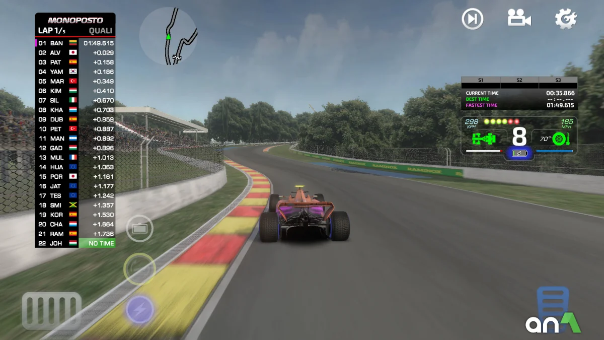 Monoposto Mod APK ảnh chơi game 2