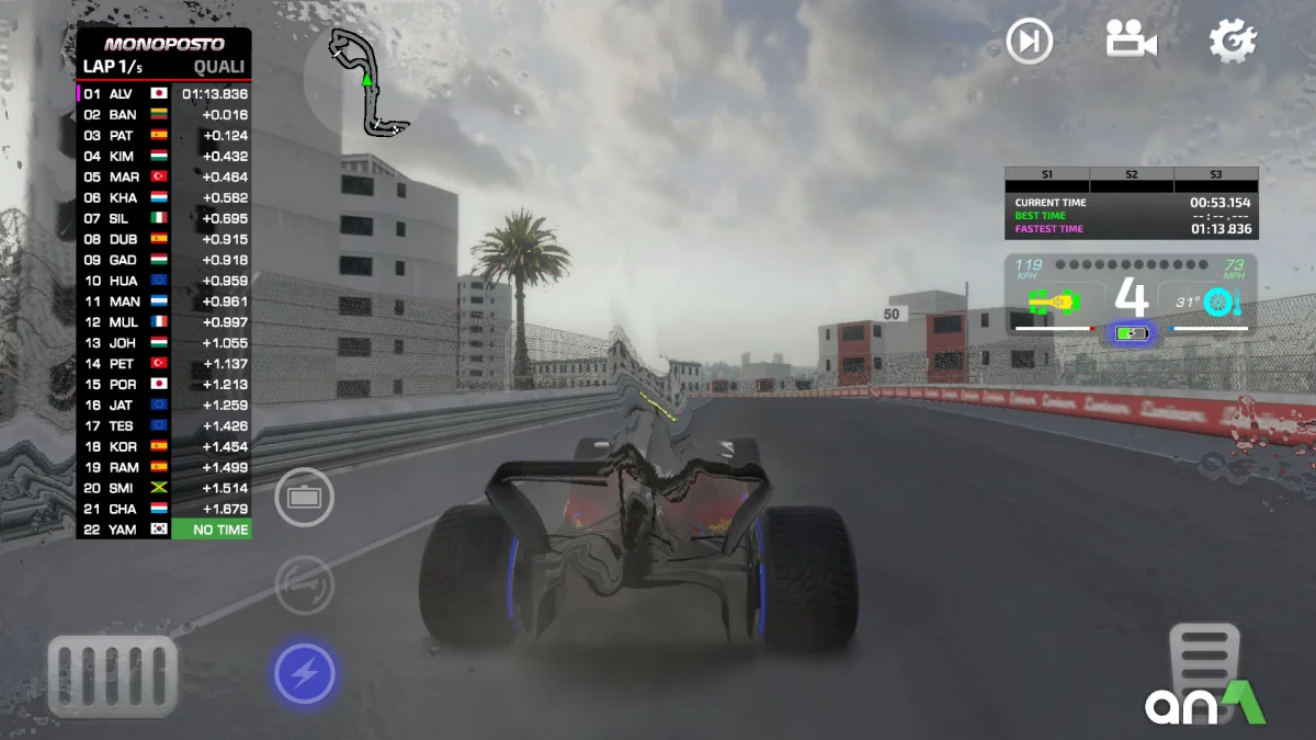 Monoposto Mod APK ảnh chơi game 3