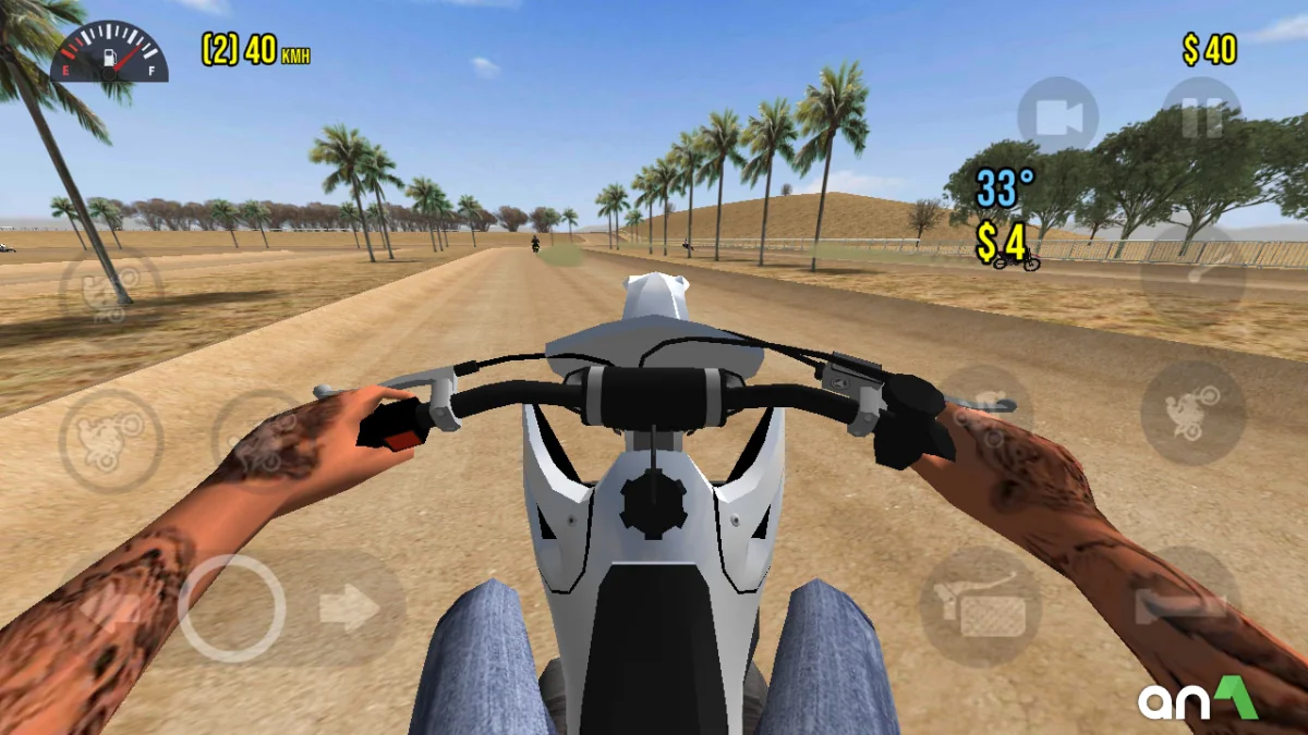 Moto Wheelie 3D Mod APK ảnh chơi game 3