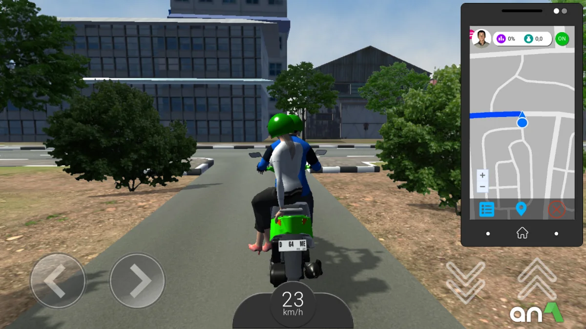 Ojol The Game Mod APK ảnh chơi game 3
