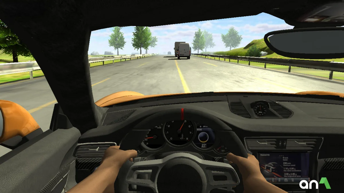Racing in Car 2 Mod APK ảnh chơi game 2