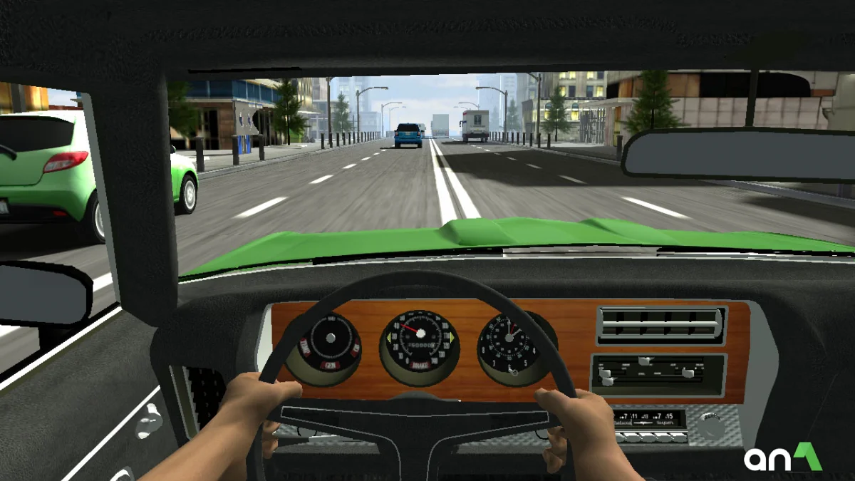 Racing in Car 2 Mod APK ảnh chơi game 3