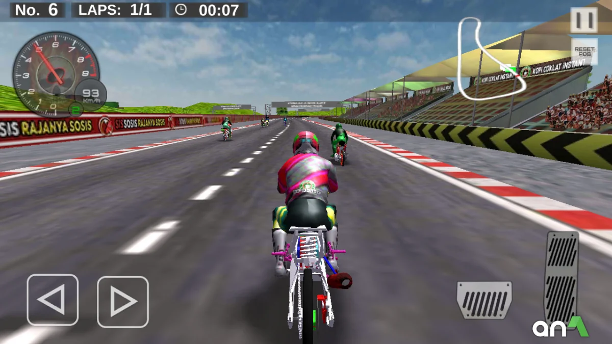Real Drag Bike Racing Mod APK ảnh chơi game 2