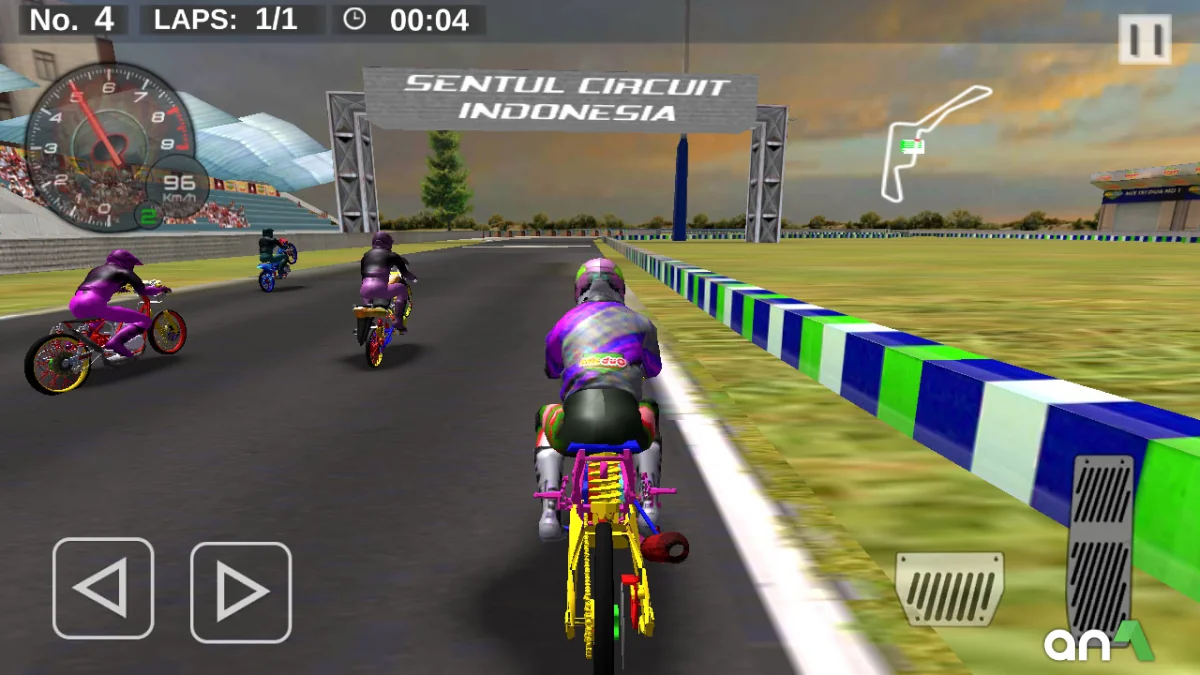 Real Drag Bike Racing Mod APK ảnh chơi game 3