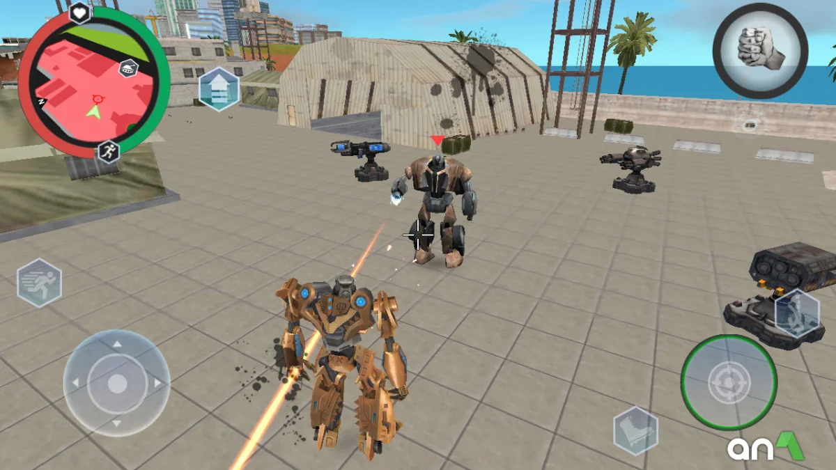Robot Shark Mod APK ảnh chơi game 1