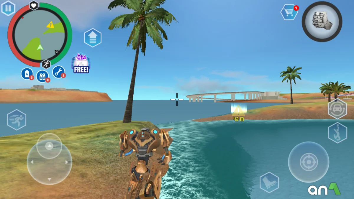 Robot Shark Mod APK ảnh chơi game 3
