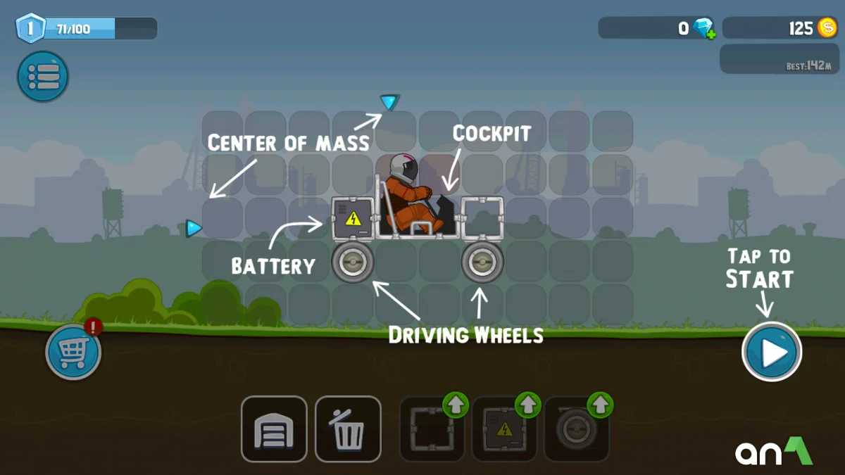 Rovercraft Mod APK ảnh chơi game 1