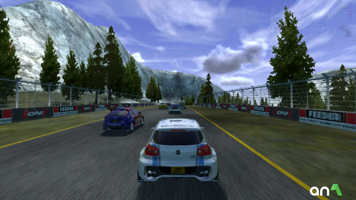 Rush Rally 2 Mod APK ảnh chơi game 1