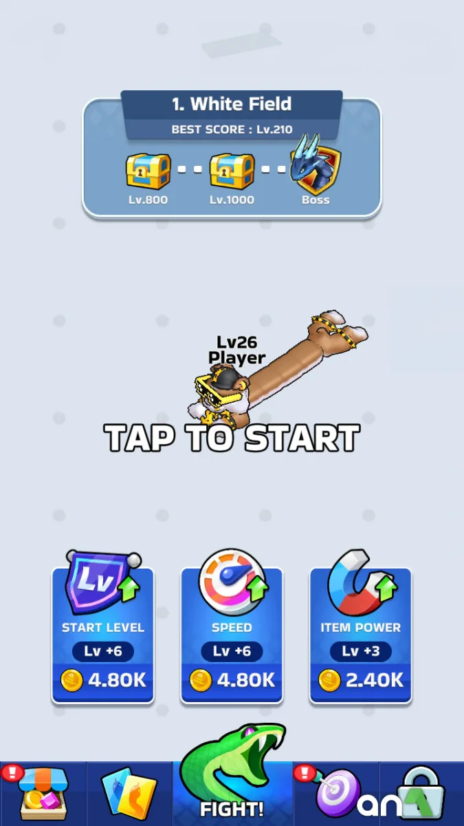 Snake Clash Mod APK ảnh chơi game 1