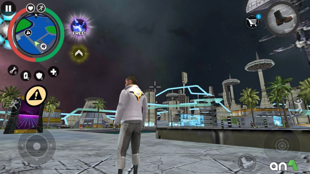 Space Gangster 2 Mod APK ảnh chơi game 2