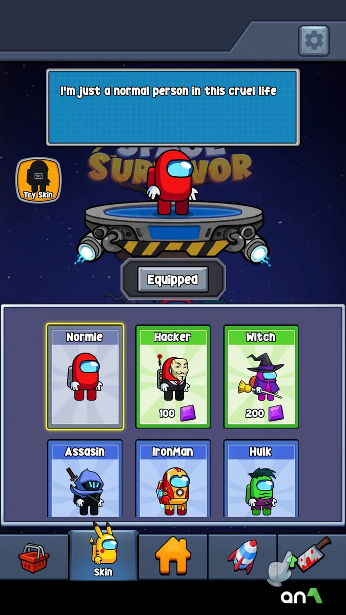 Space Survivor Mod APK ảnh chơi game 2