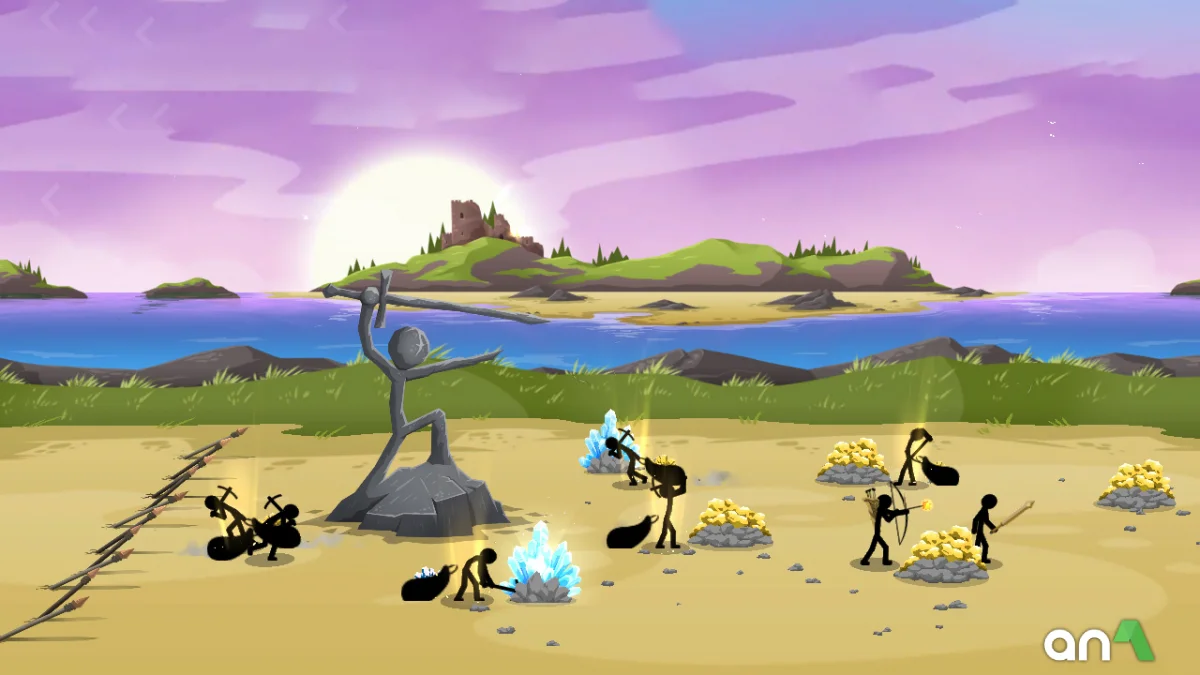 Stick War: Saga Mod APK ảnh chơi game 1