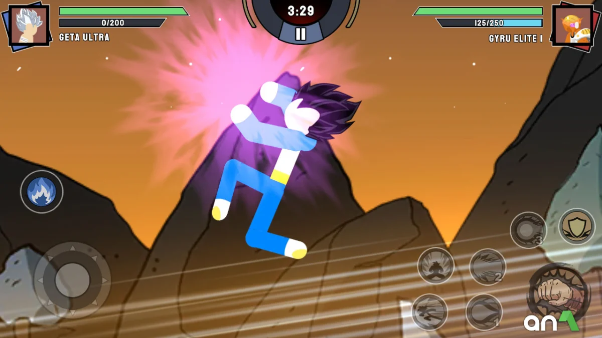 Stickman Warriors Mod APK ảnh chơi game 1