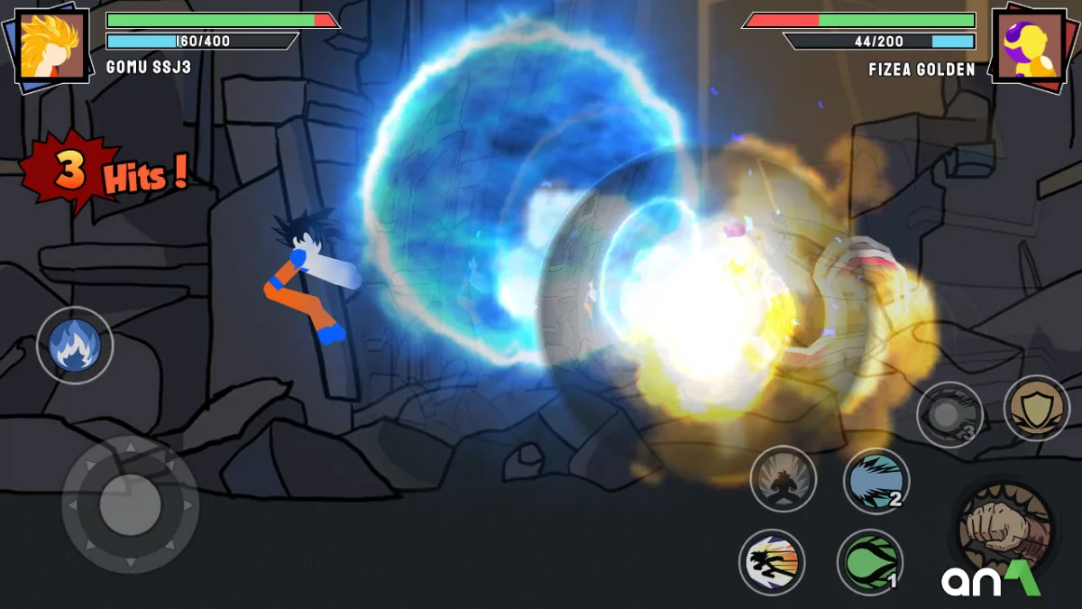 Stickman Warriors Mod APK ảnh chơi game 2