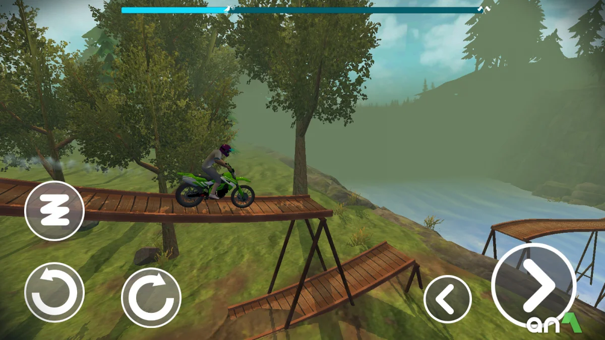 Stunt Bike Extreme Mod APK ảnh chơi game 1