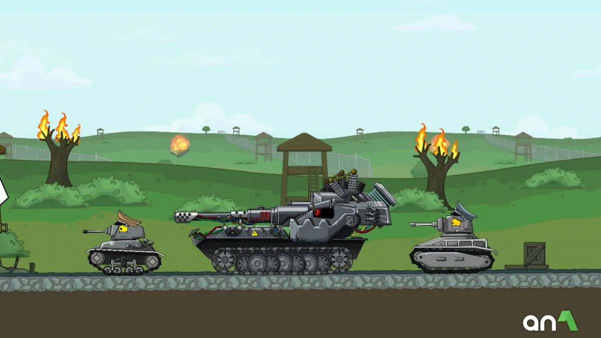 Tank Arena Steel Battle Mod APK ảnh chơi game 3