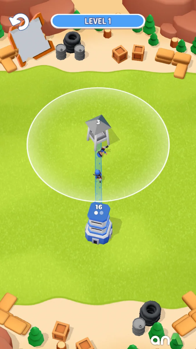 Tower War Mod APK ảnh chơi game 2