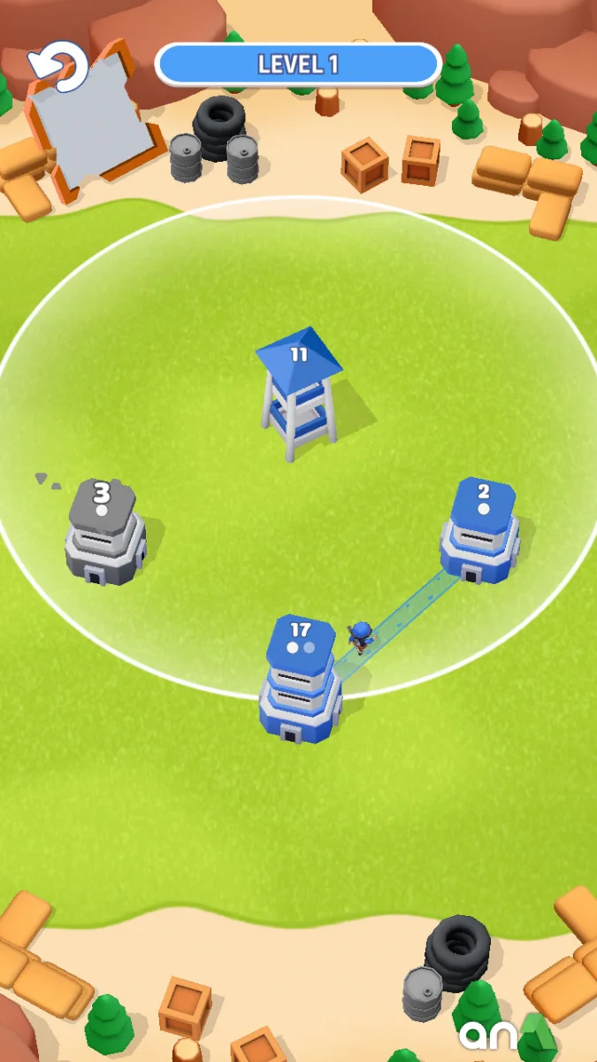 Tower War Mod APK ảnh chơi game 3